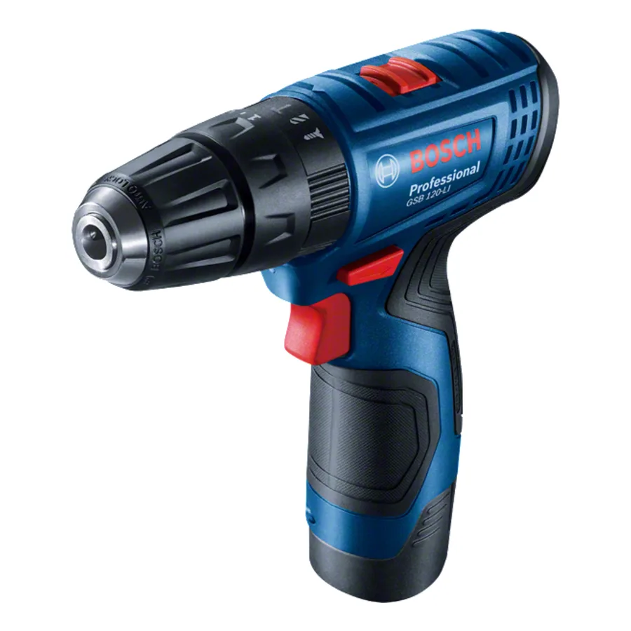 Parafusadeira Bosch GSB 120-LI azul com a bateria de 12 V